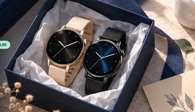 Twee Notablu horloges in een cadeaudoos